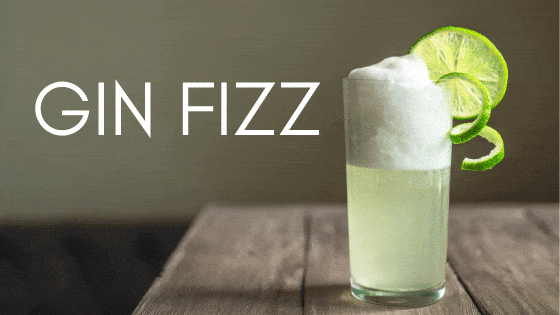 Gin Fizz der Cocktail